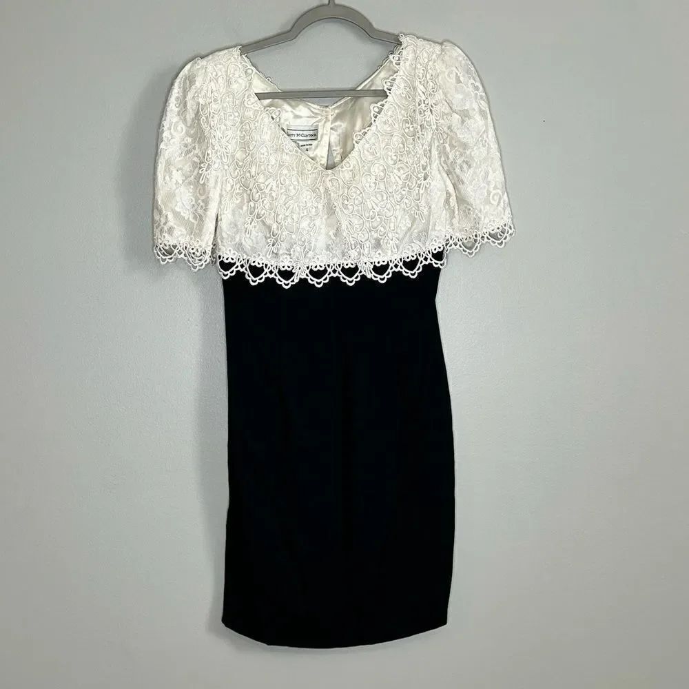 Vintage Scott McClintock Lace Sheath dress
